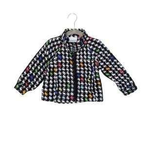 Vintage Columbia Art Jacket Zip 2T Colorful Art Coat